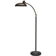 Picture of BRUNO FLOOR LAMP IN LEAD BRONZE FINISH WITH EBONIZED NICKEL ACCENTS 1847