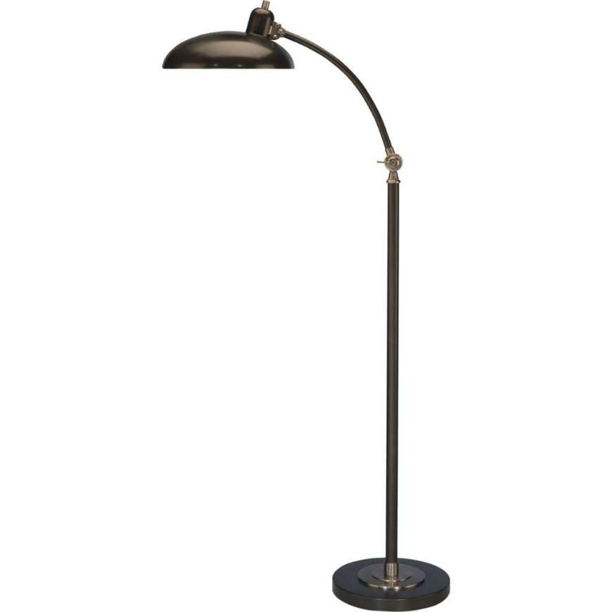 Picture of BRUNO FLOOR LAMP IN LEAD BRONZE FINISH WITH EBONIZED NICKEL ACCENTS 1847