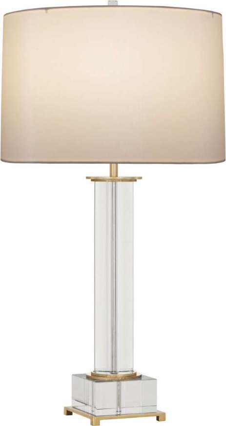 Picture of WILLIAMSBURG FINNIE TABLE LAMP IN MODERN BRASS FINISH WITH CLEAR LEAD CRYSTAL 359