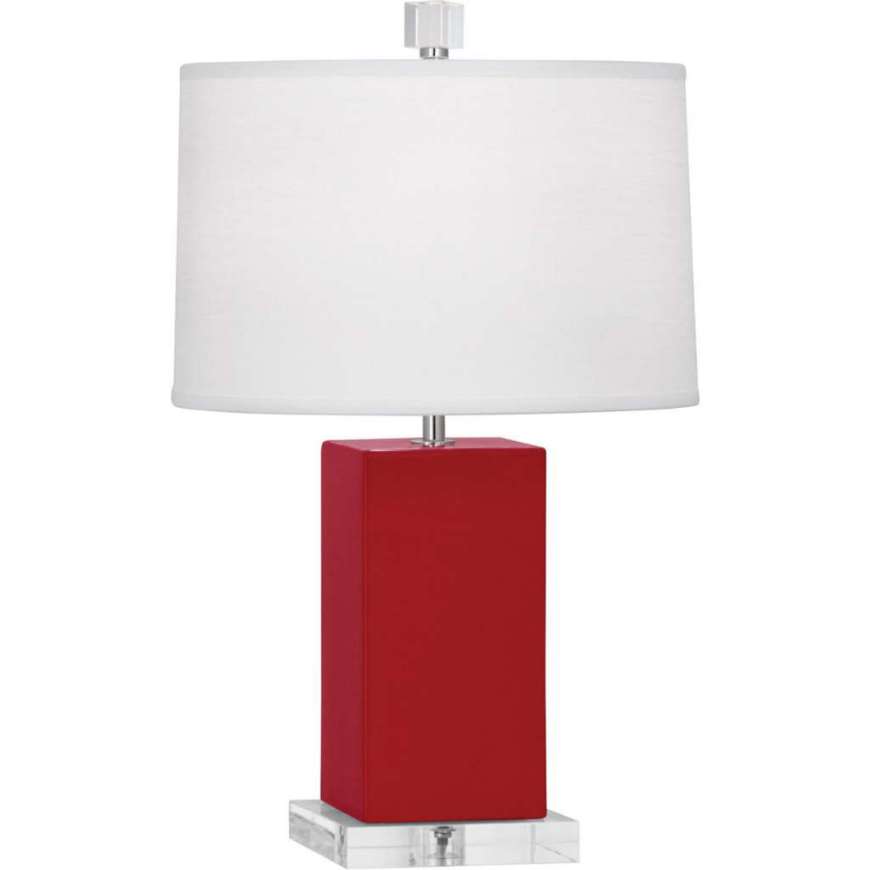 Picture of RUBY RED HARVEY ACCENT LAMP IN RUBY RED GLAZED CERAMIC RR990