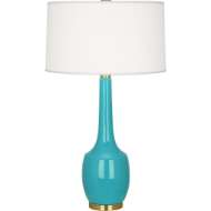 Picture of EGG BLUE DELILAH TABLE LAMP IN EGG BLUE GLAZED CERAMIC EB701