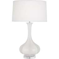 Picture of LILY PIKE TABLE LAMP IN LILY GLAZED CERAMIC WITH LUCITE BASE LY996