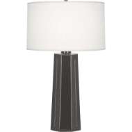 Picture of ASH MASON TABLE LAMP IN ASH GLAZED CERAMIC CR960