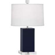 Picture of MIDNIGHT HARVEY ACCENT LAMP IN MIDNIGHT BLUE GLAZED CERAMIC MB990