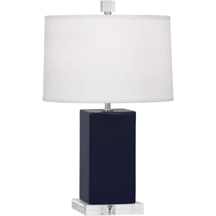 Picture of MIDNIGHT HARVEY ACCENT LAMP IN MIDNIGHT BLUE GLAZED CERAMIC MB990