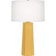 Picture of SUNSET MASON TABLE LAMP IN SUNSET YELLOW GLAZED CERAMIC SU960