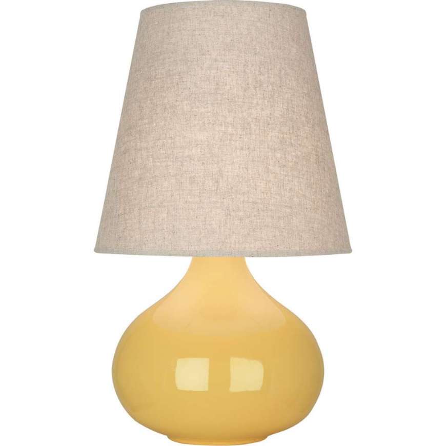 Picture of SUNSET JUNE ACCENT LAMP IN SUNSET YELLOW GLAZED CERAMIC SU91