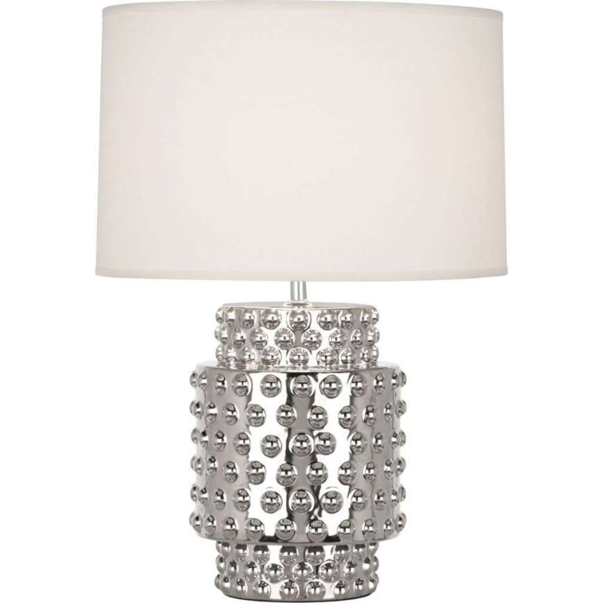 Picture of NICKEL METALLIC GLAZE DOLLY ACCENT LAMP IN NICKEL METALLIC GLAZE S801