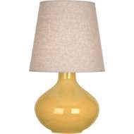 Picture of SUNSET JUNE TABLE LAMP IN SUNSET YELLOW GLAZED CERAMIC SU991