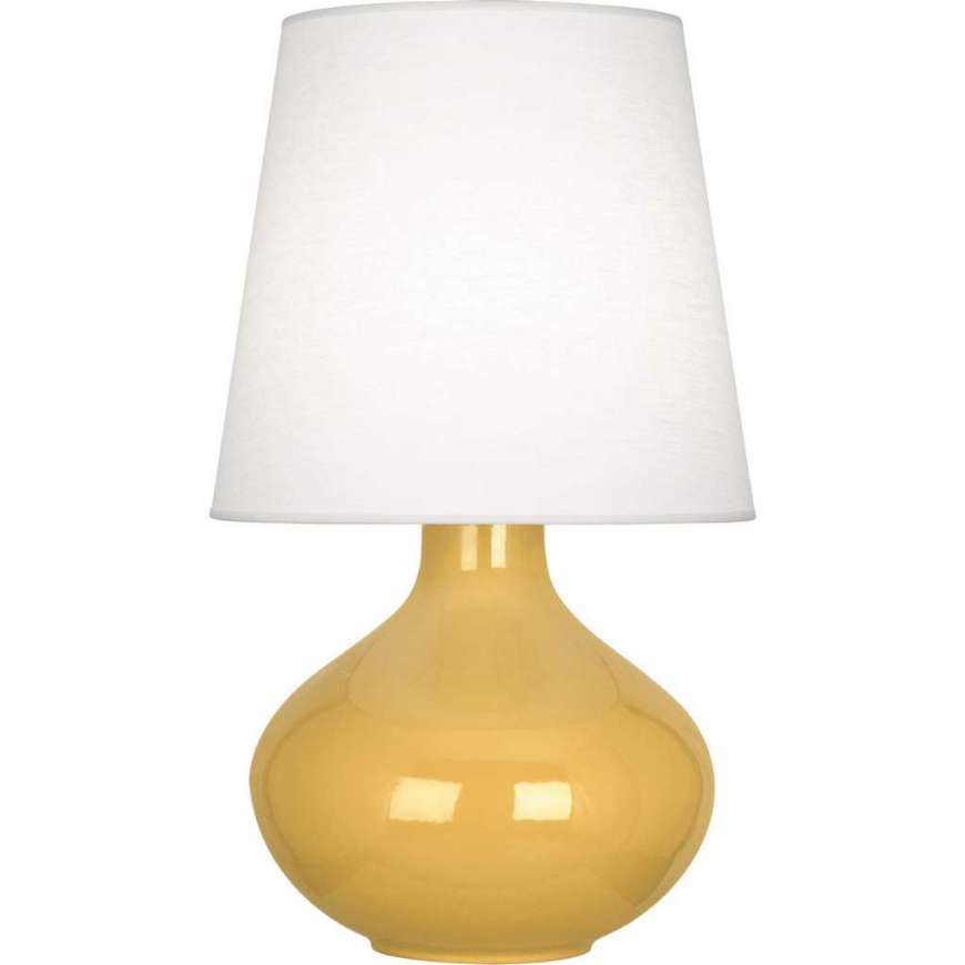 Picture of SUNSET JUNE TABLE LAMP IN SUNSET YELLOW GLAZED CERAMIC SU993