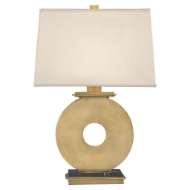 Picture of TIC-TAC-TOE TABLE LAMP IN NATURAL BRASS 125