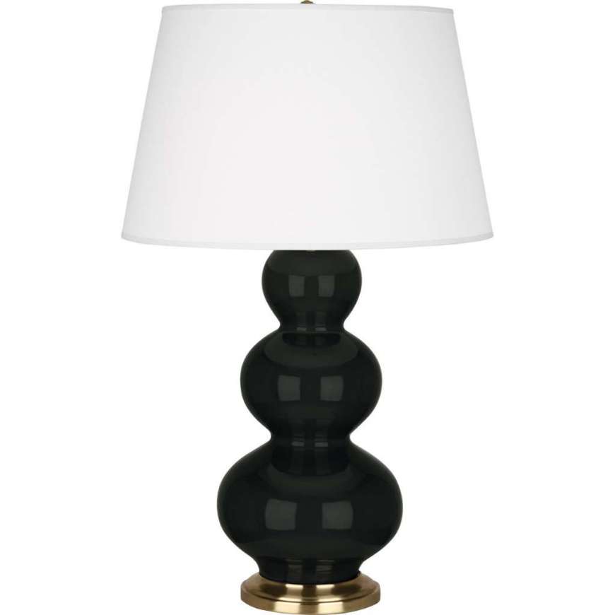 Picture of OBSIDIAN TRIPLE GOURD TABLE LAMP OS40X