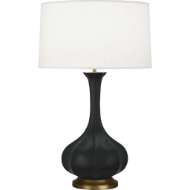 Picture of MATTE OBSIDIAN PIKE TABLE LAMP MOS94