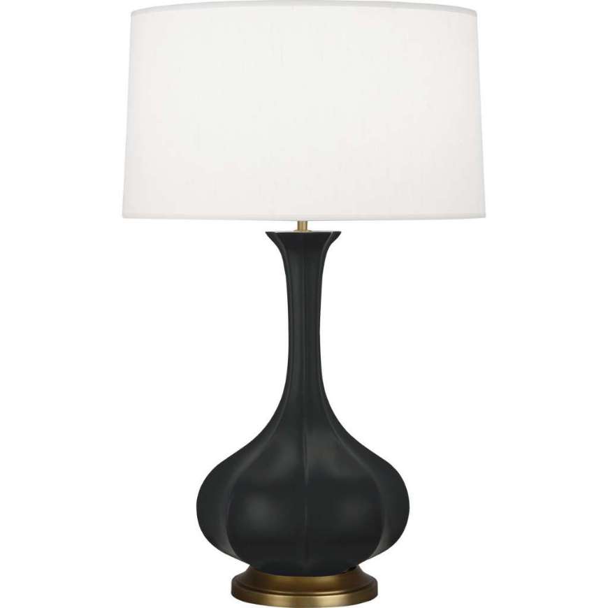 Picture of MATTE OBSIDIAN PIKE TABLE LAMP MOS94