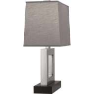 Picture of DOUGHNUT TABLE LAMP IN ANTIQUE SILVER 101G