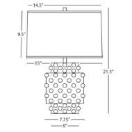 Picture of OBSIDIAN DOLLY ACCENT LAMP OS801