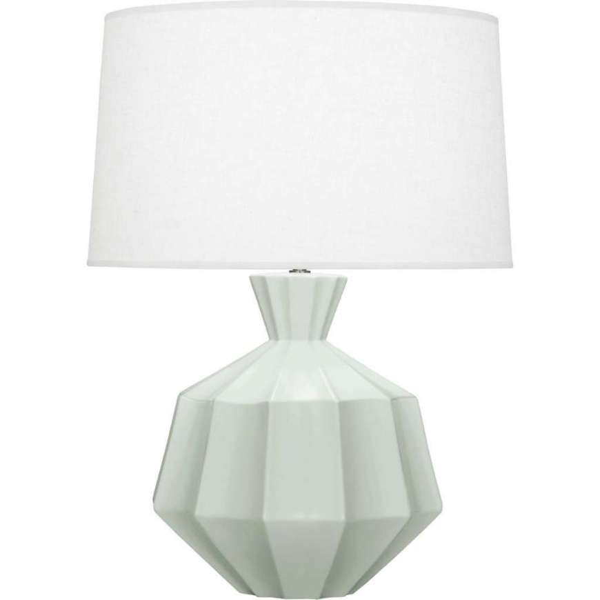 Picture of MATTE CELADON ORION TABLE LAMP IN MATTE CELADON GLAZED CERAMIC MCL17