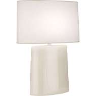 Picture of BONE VICTOR TABLE LAMP IN BONE GLAZED CERAMIC BN03