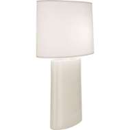 Picture of BONE VICTOR TABLE LAMP IN BONE GLAZED CERAMIC BN03