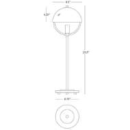 Picture of MAVISTEN EDITION COPERNICA TABLE LAMP 600