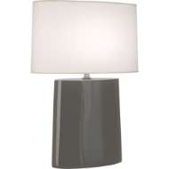 Picture of ASH VICTOR TABLE LAMP IN ASH GLAZED CERAMIC CR03