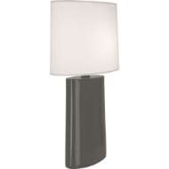 Picture of ASH VICTOR TABLE LAMP IN ASH GLAZED CERAMIC CR03