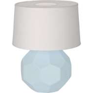 Picture of BABY BLUE FRANKLIN ACCENT LAMP IN BABY BLUE GLAZED CERAMIC BB02