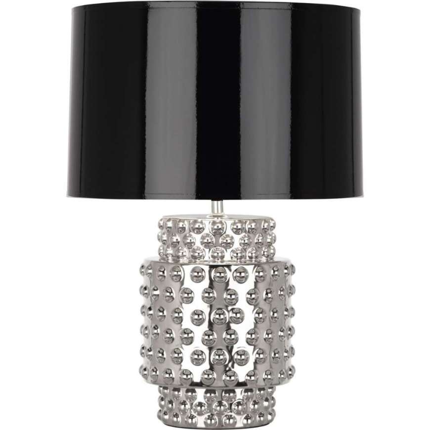 Picture of NICKEL METALLIC GLAZE DOLLY ACCENT LAMP IN NICKEL METALLIC GLAZE S801B