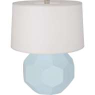 Picture of BABY BLUE FRANKLIN TABLE LAMP IN BABY BLUE GLAZED CERAMIC BB01