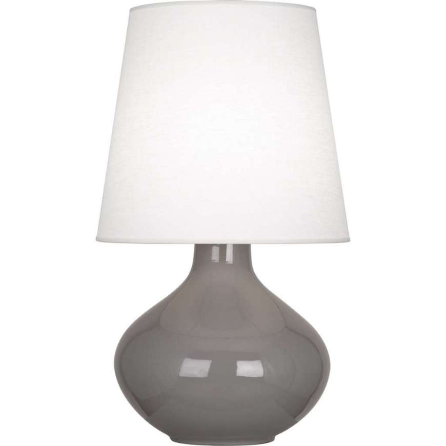 Picture of SMOKEY TAUPE JUNE TABLE LAMP IN SMOKY TAUPE GLAZED CERAMIC ST993