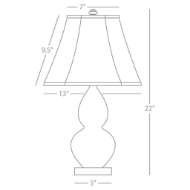 Picture of SMALL DOUBLE GOURD ACCENT LAMP MMB13