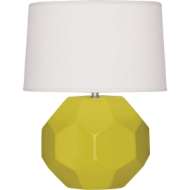 Picture of CITRON FRANKLIN TABLE LAMP IN CITRON GLAZED CERAMIC CI01