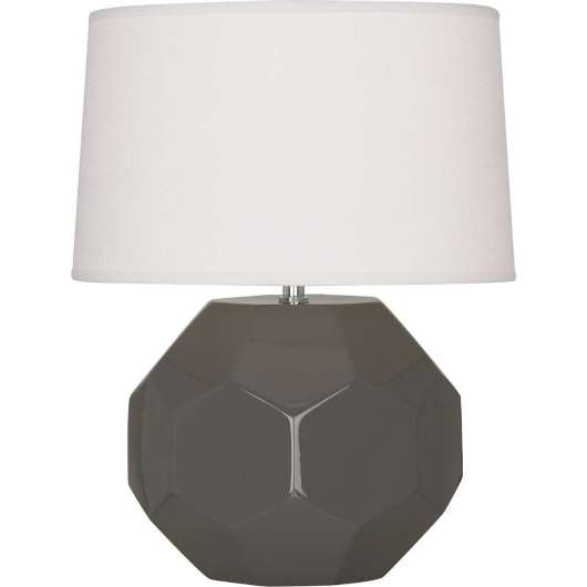 Picture of ASH FRANKLIN TABLE LAMP IN ASH GLAZED CERAMIC CR01