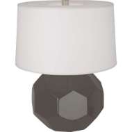 Picture of ASH FRANKLIN TABLE LAMP IN ASH GLAZED CERAMIC CR01