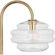 Picture of HORIZON FLOOR LAMP IN MODERN BRASS FINISH WITH CLEAR GLASS CL63