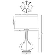 Picture of PIKE TABLE LAMP MMB94