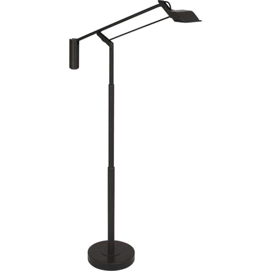 Picture of HERON FLOOR LAMP IN DEEP PATINA BRONZE FINISH Z853