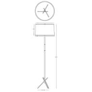 Picture of THATCHER FLOOR LAMP 218