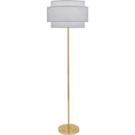 Picture of DECKER FLOOR LAMP IN MODERN BRASS FINISH PG132