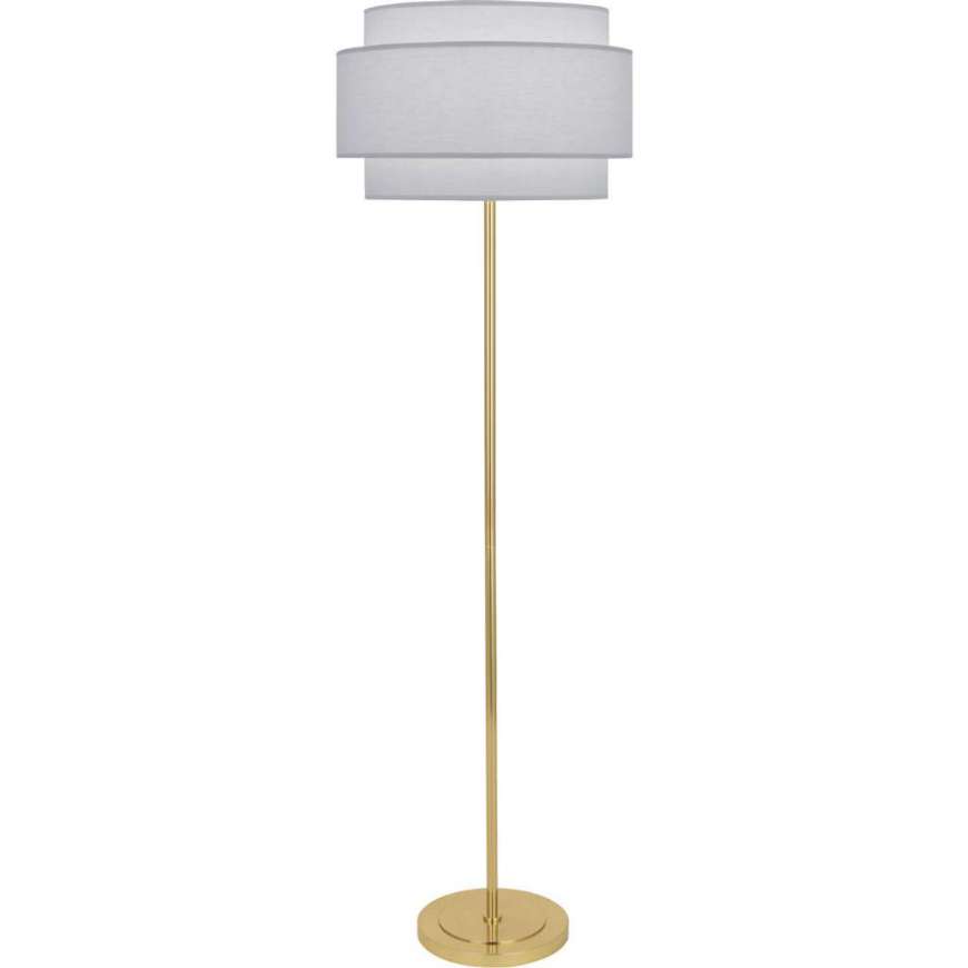 Picture of DECKER FLOOR LAMP IN MODERN BRASS FINISH PG132