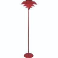 Picture of PIERCE FLOOR LAMP IN RUBY RED GLOSS FINISH RR978