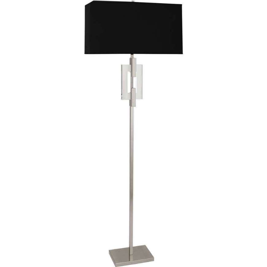 Picture of LINCOLN FLOOR LAMP IN POLISHED NICKEL FINISH WITH CRYSTAL ACCENTS 1021B