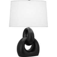 Picture of MATTE OBSIDIAN FUSION TABLE LAMP MOS81