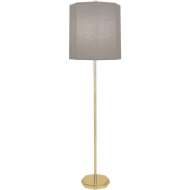 Picture of KATE FLOOR LAMP IN MODERN BRASS FINISH WITH CLEAR CRYSTAL ACCENTS SG06