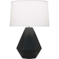 Picture of MATTE OBSIDIAN DELTA TABLE LAMP MOS97