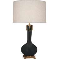 Picture of MATTE OBSIDIAN ATHENA TABLE LAMP MOS92