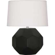 Picture of MATTE OBSIDIAN FRANKLIN ACCENT LAMP MOS02