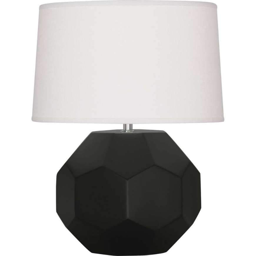 Picture of MATTE OBSIDIAN FRANKLIN ACCENT LAMP MOS02