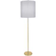 Picture of KATE FLOOR LAMP IN MODERN BRASS FINISH WITH CLEAR CRYSTAL ACCENTS PG06