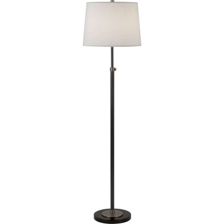 Picture of BRUNO FLOOR LAMP IN LEAD BRONZE FINISH WITH EBONIZED NICKEL ACCENTS 1842X